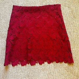 NWT Express lace mini skirt